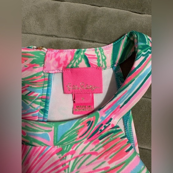Lilly Pulitzer Girls Sophelia Halter Shift Dress - Picture 5 of 5